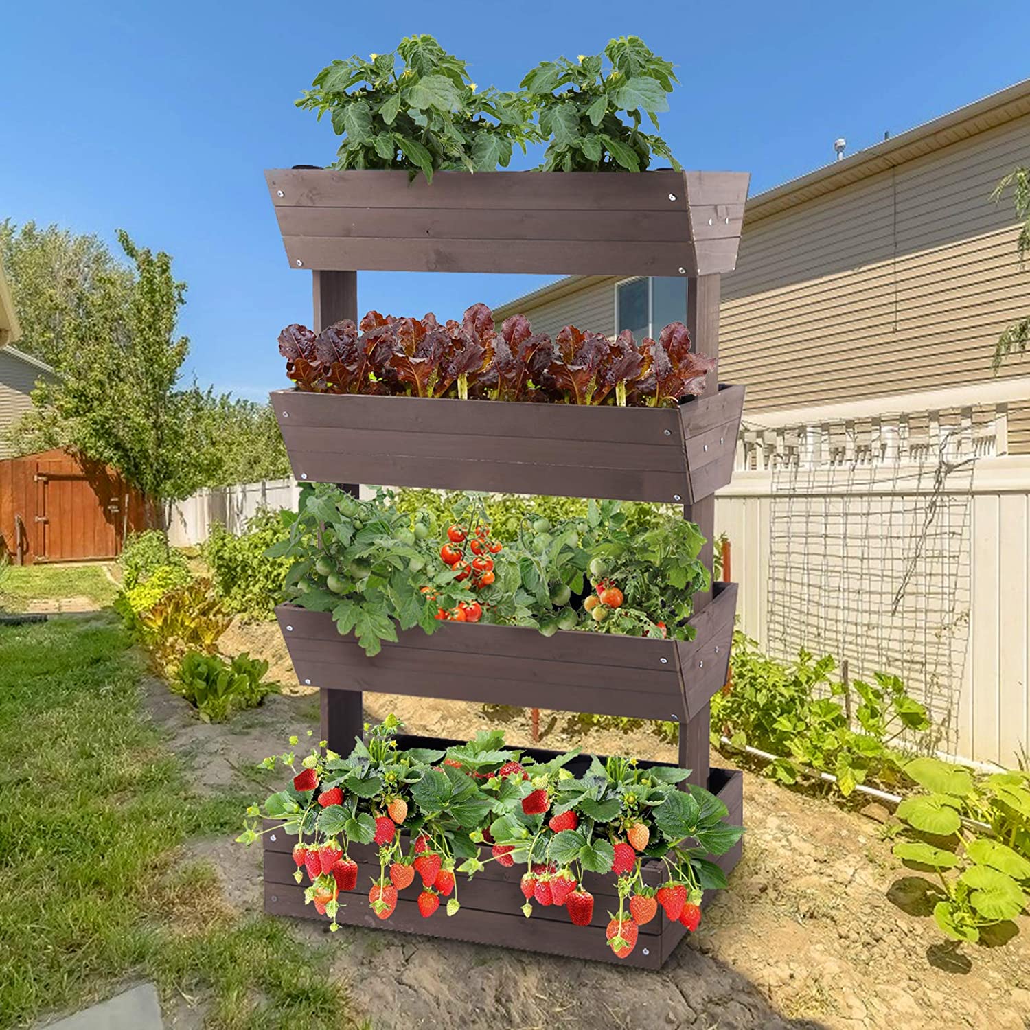 Raised Garden Bed 4 Tier