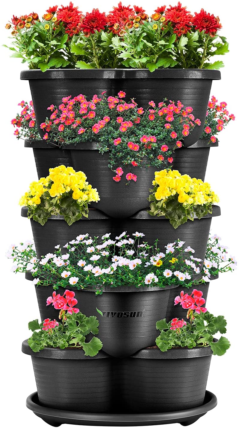 Stackable Planter 5 tier